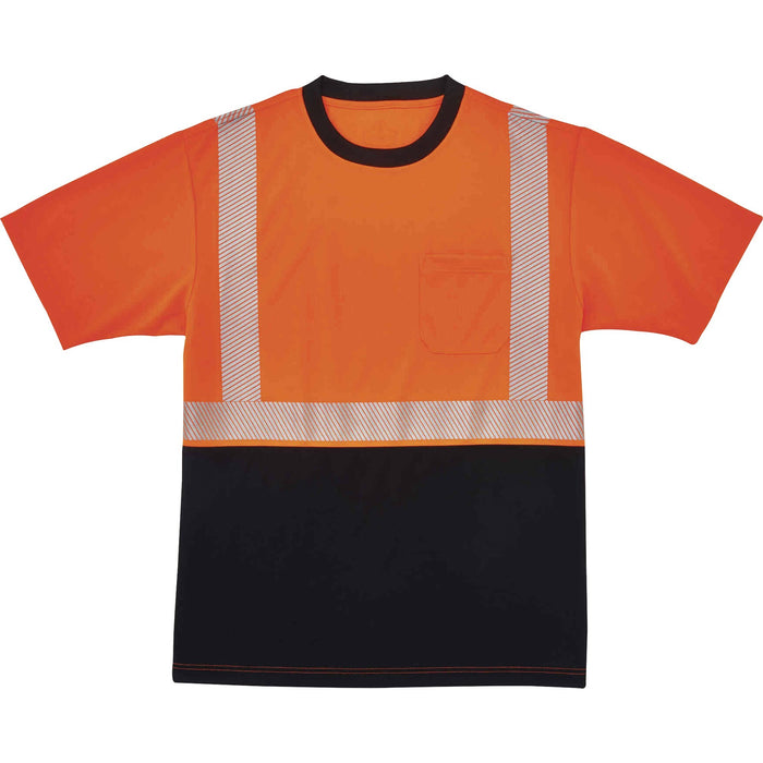 GloWear 8280BK Type R Class 2 Front Performance T-Shirt - EGO22582