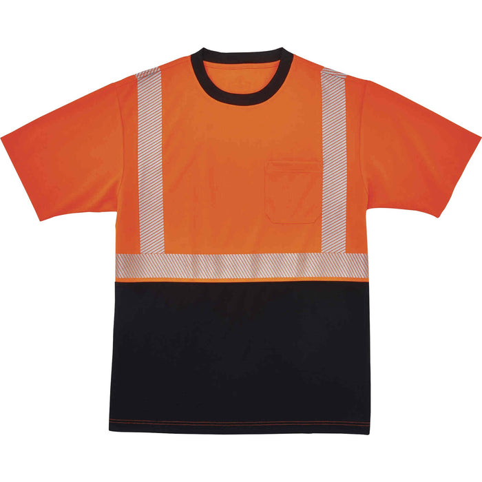 GloWear 8280BK Type R Class 2 Front Performance T-Shirt - EGO22586