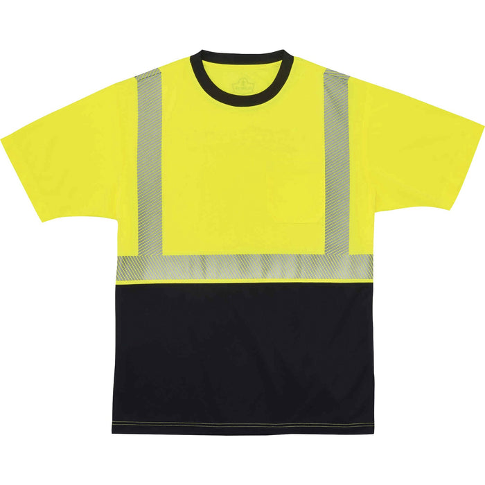 GloWear 8280BK Type R Class 2 Front Performance T-Shirt - EGO22532