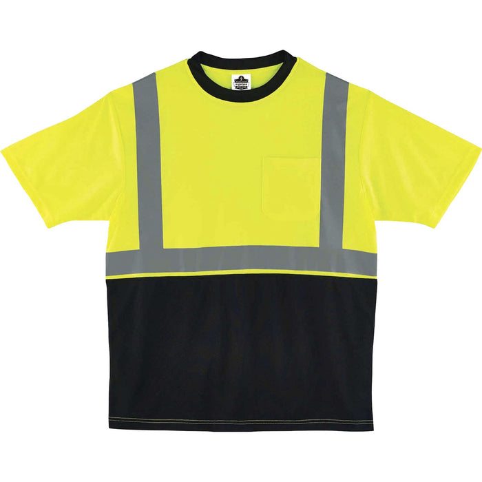 GloWear 8289BK Type R Class 2 Front T-Shirt - EGO22504