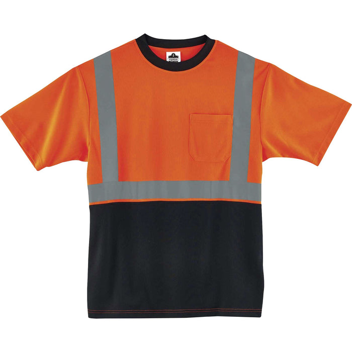 GloWear 8289BK Type R Class 2 Front T-Shirt - EGO22512