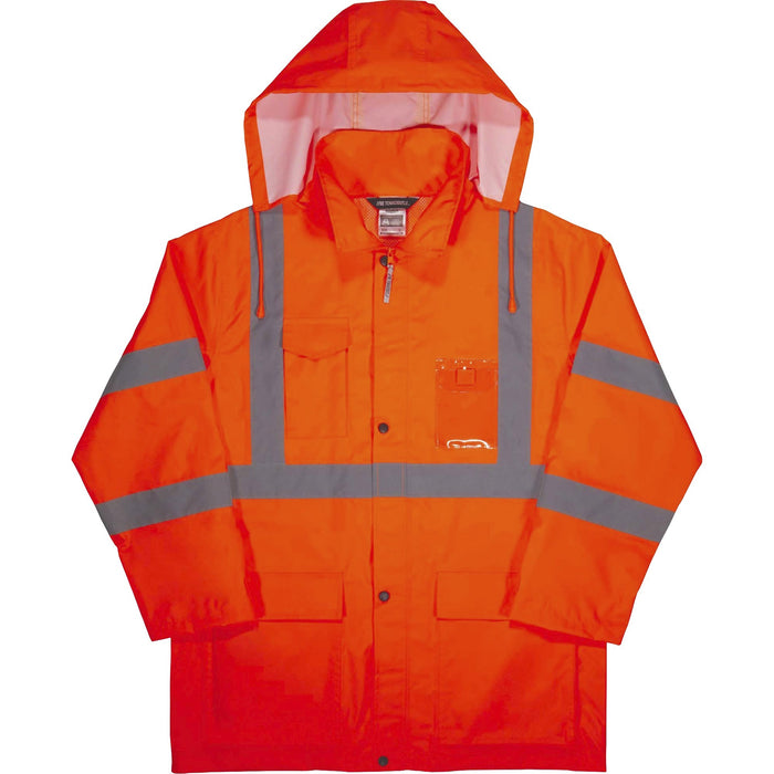 GloWear 8366 Lightweight Hi-Vis Rain Jacket - Type R, Class 3 - EGO24363