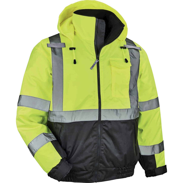 GloWear 8377 Type R Class 3 Hi-Vis Quilted Bomber Jacket - EGO25622