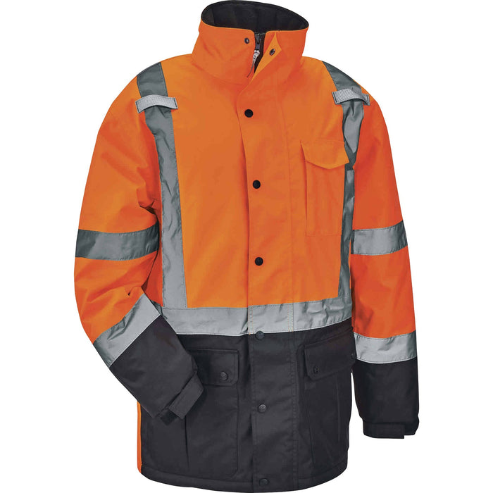GloWear 8384 Type R Class 3 Hi-Vis Quilted Thermal Parka - EGO25572