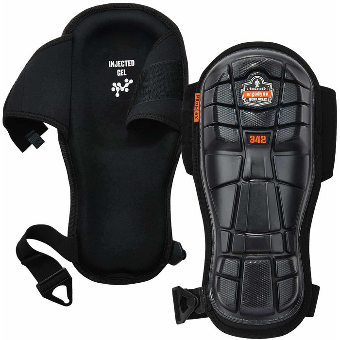 Ergodyne 342 Extra Long Cap Injected Gel Knee Pads - EGO18442