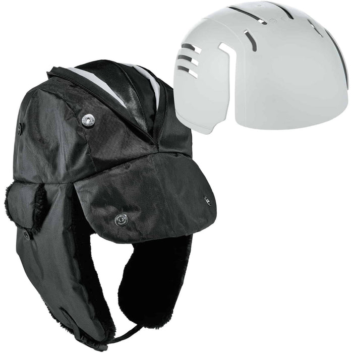 Ergodyne 6802ZI Kit Zipper Trapper Hat w/ Universal Bump Cap - EGO16897