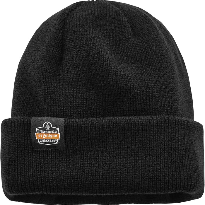 Ergodyne 6811Z Rib Knit Hat with Zipper for Bump Cap Insert - EGO16801