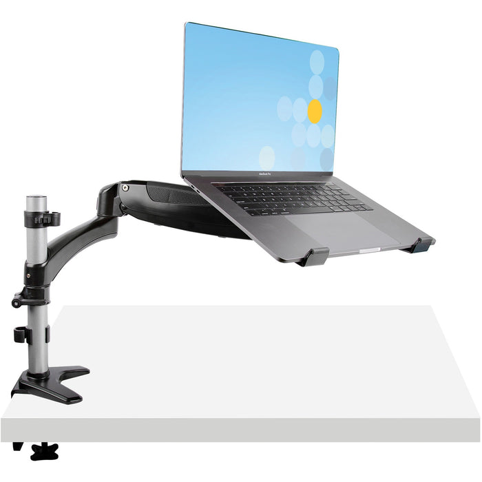 StarTech.com Desk Mount Laptop Arm, Full Motion Articulating Arm/Stand for Laptop or 34" (17.6lb/8kg) Monitor, VESA Mount Laptop Tray - STCARMUNONB1