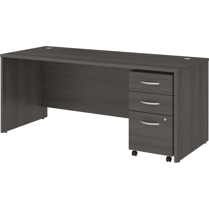 Bush Business Furniture Studio C 72W x 30D Office Desk with Mobile File Cabinet - BSHSTC013SGSU