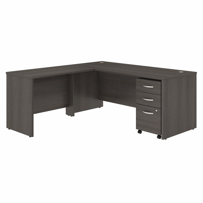 Bush Business Furniture Studio C 72W X 30D L Shaped Desk With Mobile File Cabinet And 42W Return - BSHSTC007SGSU