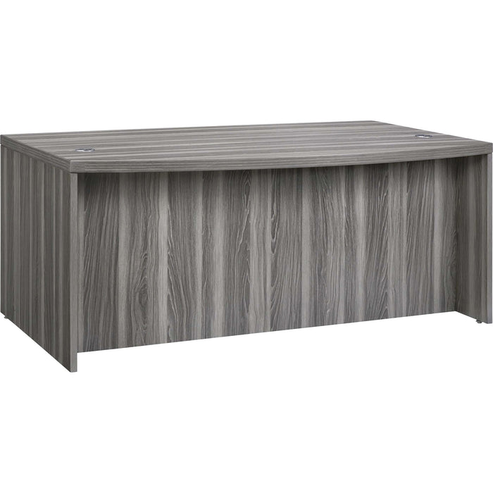 Safco Aberdeen Series 72" Bow Front Desk - SAFABD7242LGS