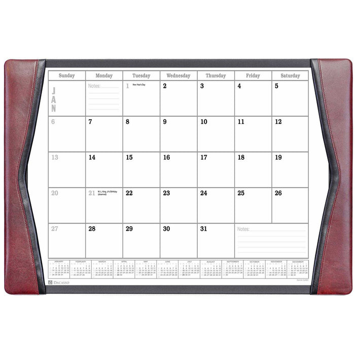 Dacasso Leather Calendar Desk Pad - DACP7040