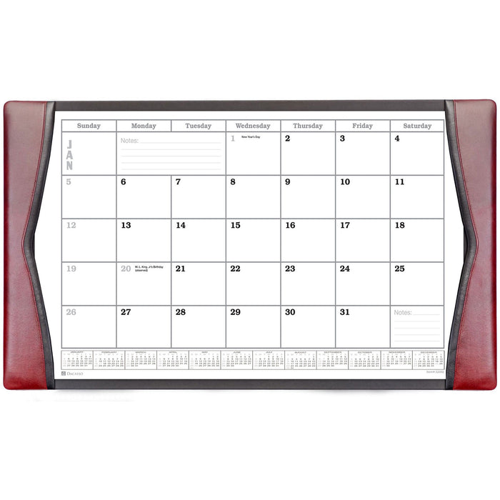 Dacasso Leather Calendar Desk Pad - DACP7050