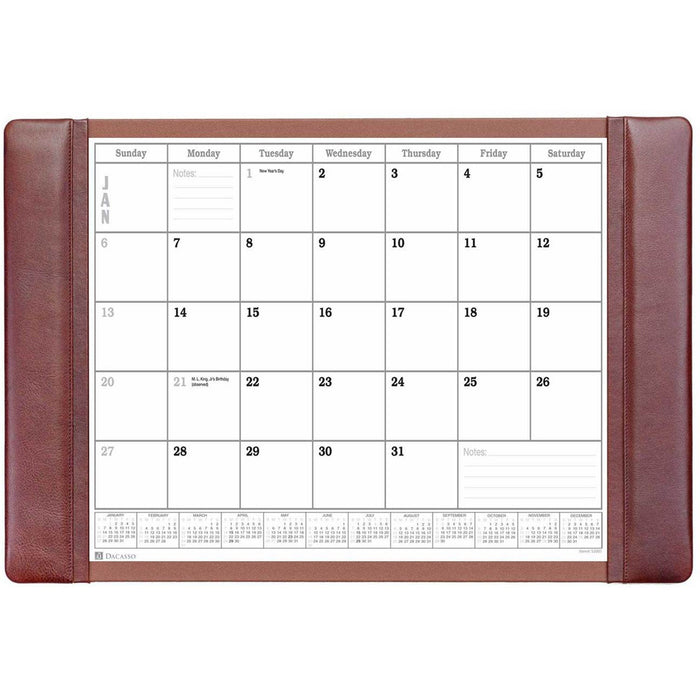 Dacasso Leather Calendar Desk Pad - DACP3040