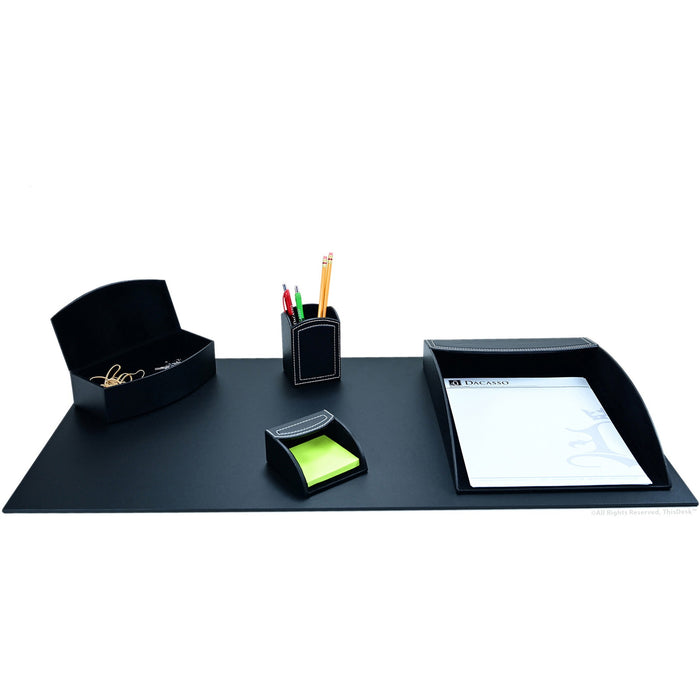 Dacasso 5-piece Home/Office Leather Desk Accessory Set - DACK6302