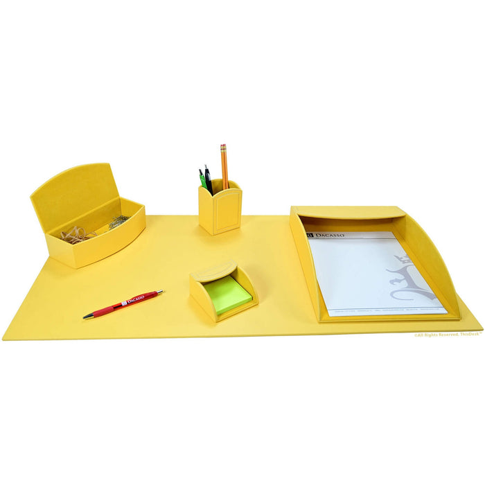 Dacasso 5-piece Home/Office Leather Desk Accessory Set - DACK7702