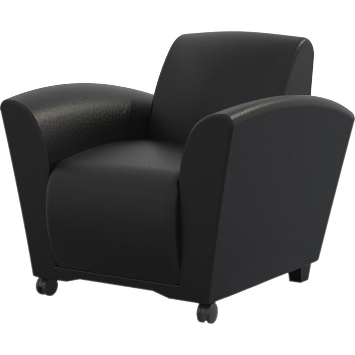 Safco Santa Cruz Mobile Lounge Chair - SAFVCCMBLK