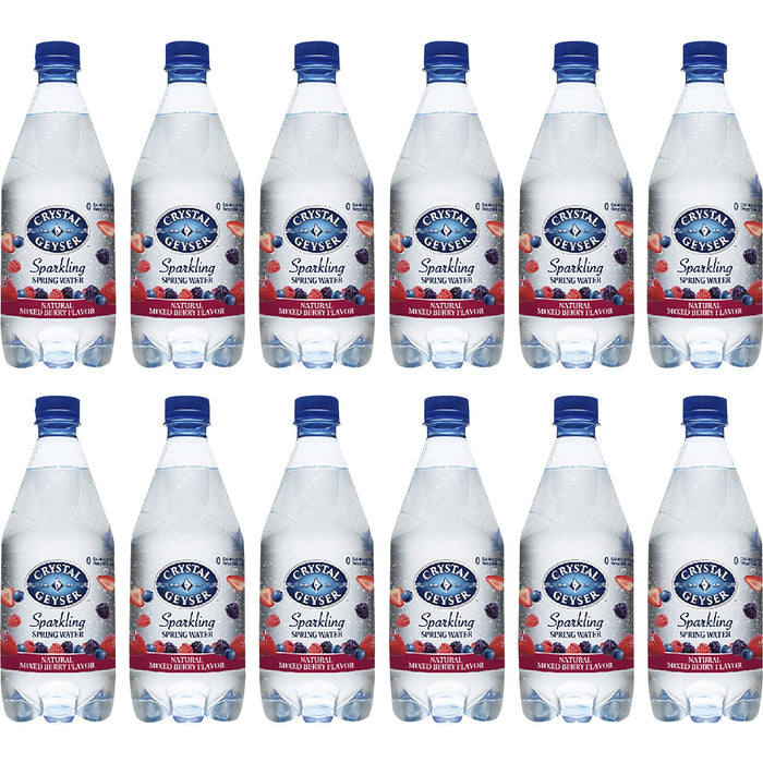 Crystal Geyser Natural Mixed Berry Sparkling Spring Water - CWG40286