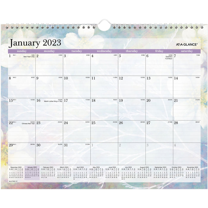 At-A-Glance Dreams Monthly Wall Calendar - AAGPM83707