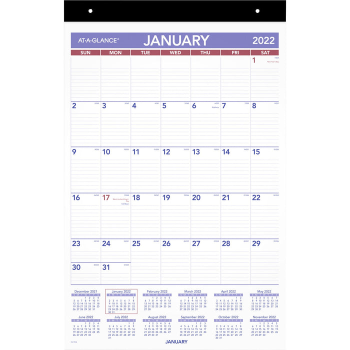 At-A-Glance Repositionable Wall Calendar - AAGPM17RP28