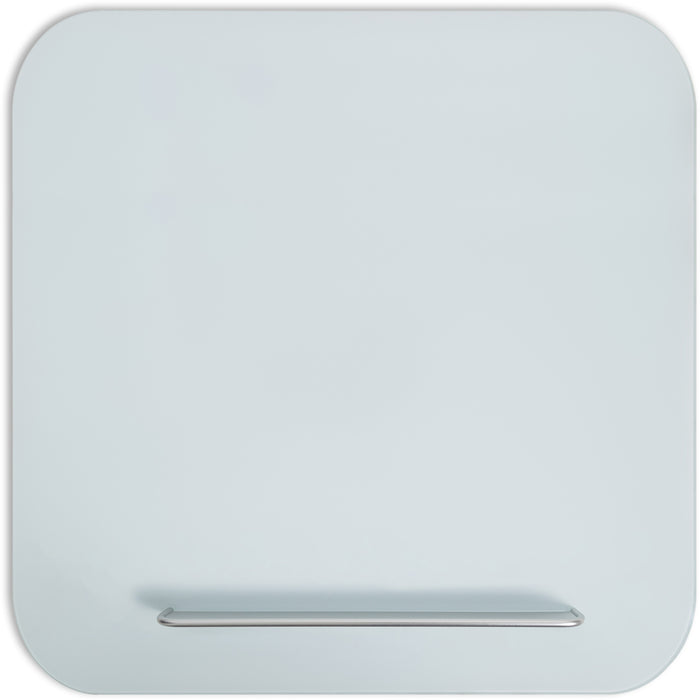 U Brands Magnetic White Glass Dry-Erase Board, 35" X 35" - UBR4848U0001