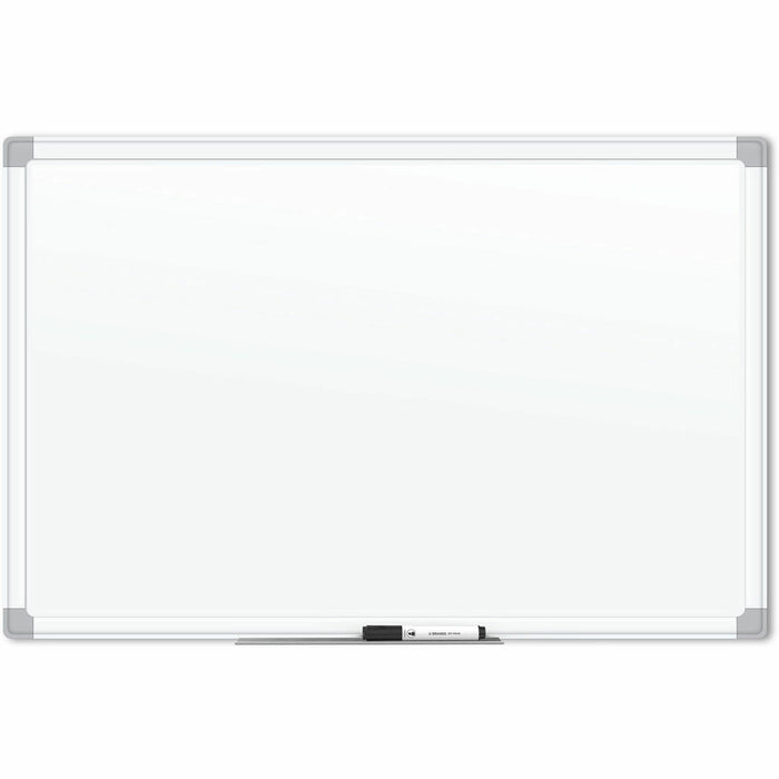 U Brands White Aluminum Framed Magnetic Porcelain Steel Board, 72" X 47" - UBR4901U0001