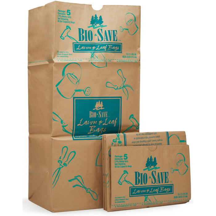 AJM Bio-Save 30-gallon Lawn & Leaf Bags - AJMRBR30105BO