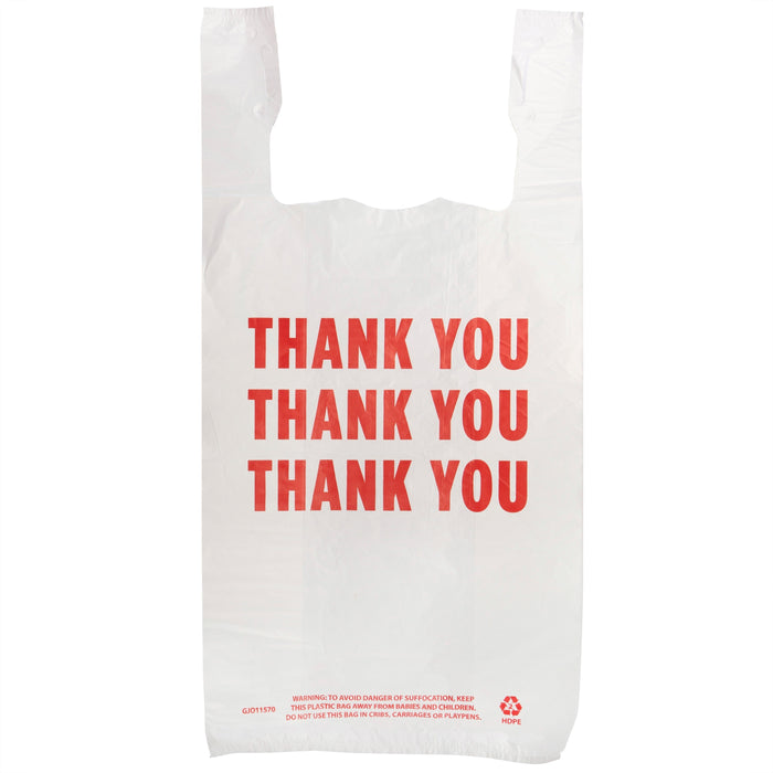 Genuine Joe THANK YOU Plastic Bags - GJO11570