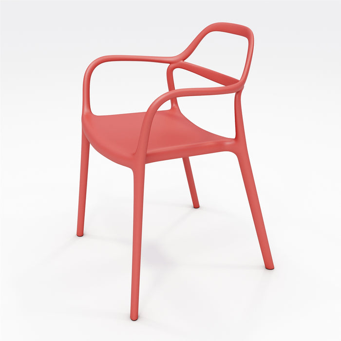 KFI Indoor/Outdoor Poly Guest Chair - KFI6300POPPY