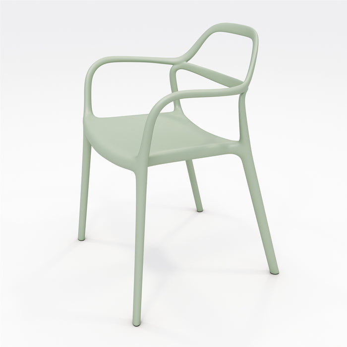 KFI Indoor/Outdoor Poly Guest Chair - KFI6300SAGE