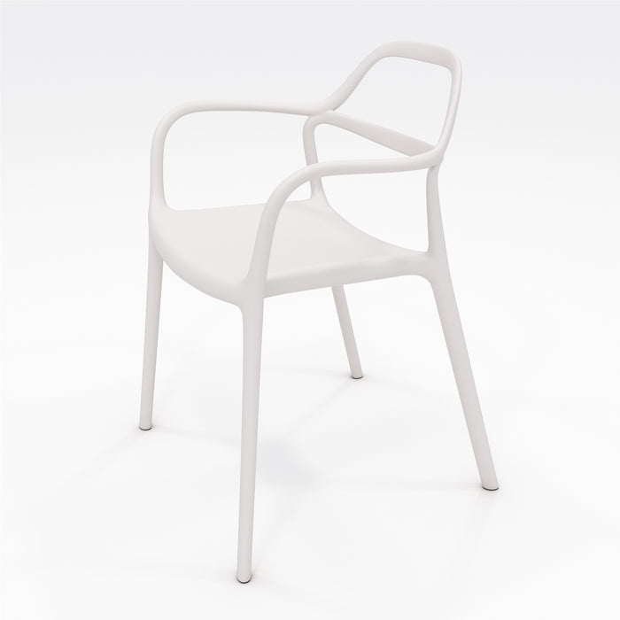 KFI Indoor/Outdoor Poly Guest Chair - KFI6300WHITE