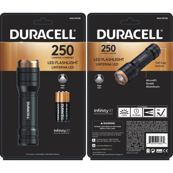 Duracell Aluminum LED Flashlight - DUR8234DF250