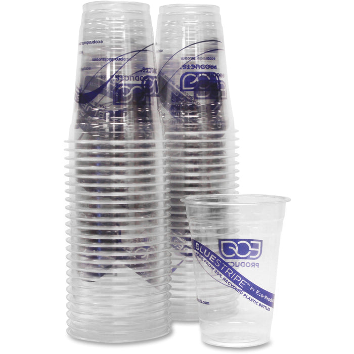 Eco-Products BlueStripe Cold Cups - ECOEPCR16PCT