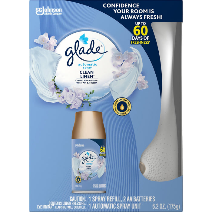 Glade Clean Linen Automatic Spray Kit - SJN329349