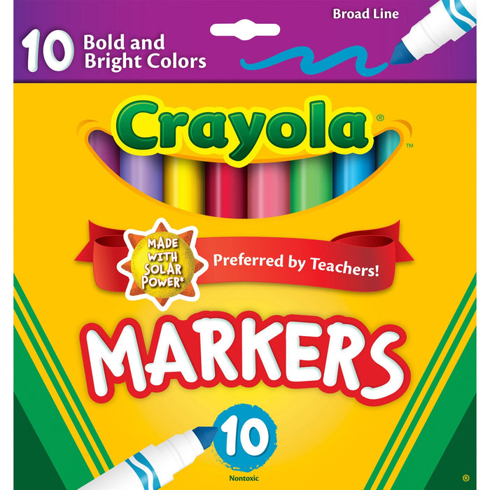 Crayola Bright/Bold Broad Line Markers - CYO587725