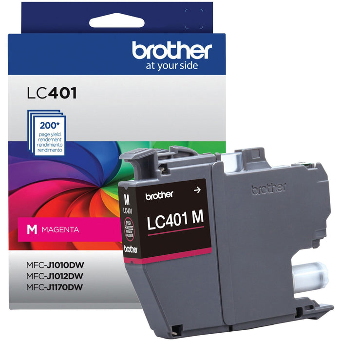 Brother LC401MS Original Standard Yield Inkjet Ink Cartridge - Single Pack - Magenta - 1 Pack - BRTLC401MS