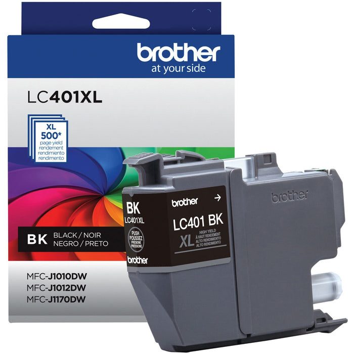 Brother LC401XLBKS Original High Yield Inkjet Ink Cartridge - Single Pack - Black - 1 Pack - BRTLC401XLBKS