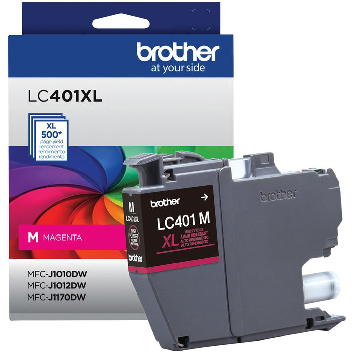 Brother LC401XLMS Original High Yield Inkjet Ink Cartridge - Magenta - 1 Pack - BRTLC401XLMS