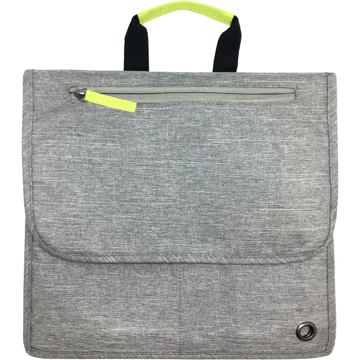 So-Mine Carrying Case Travel Essential - Ash Gray, Lime - OSMSM421