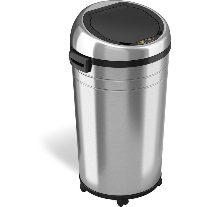 HLS Commercial XL Round Stainless Sensor Trash Can - HLCHLS23RC