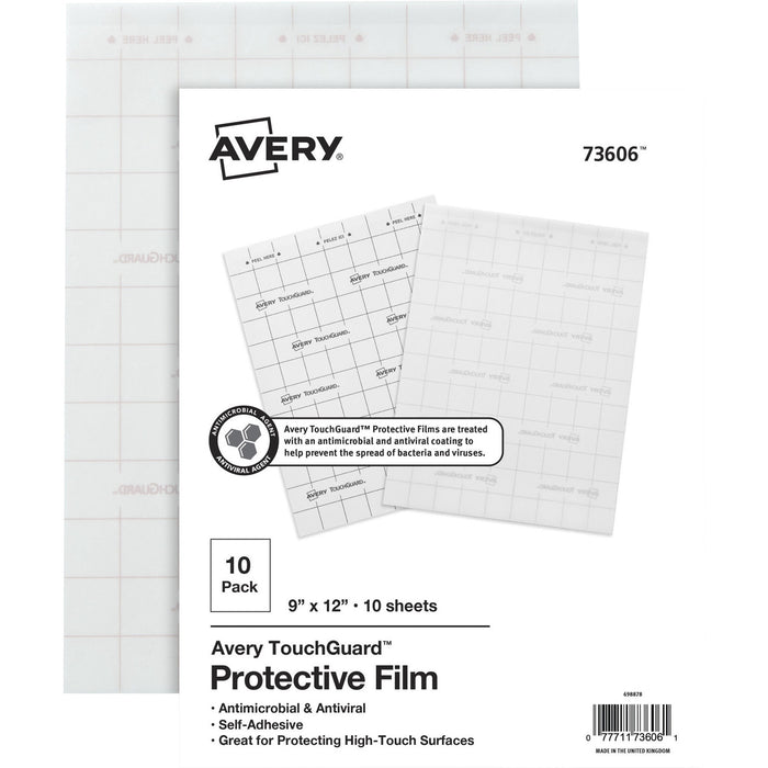 Avery&reg; TouchGuard Protective Film Sheets - AVE73606