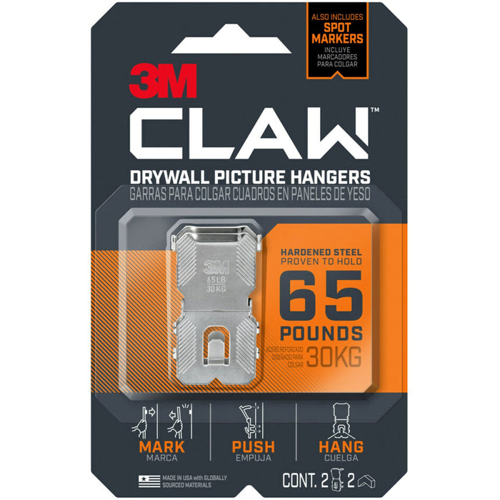3M CLAW Drywall Picture Hanger - MMM3PH65M2ES
