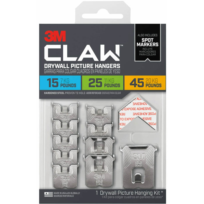 3M CLAW Drywall Picture Hanger - MMM3PHKITM10ES