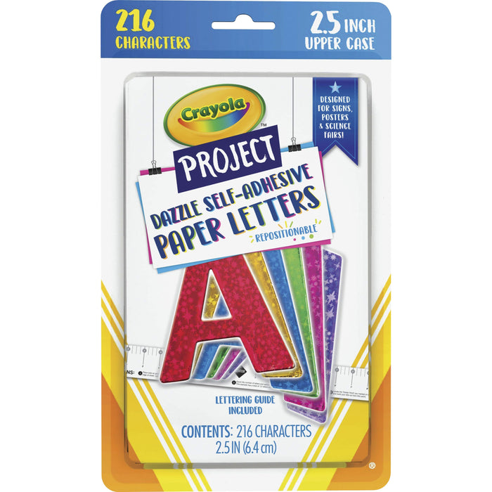 Crayola Self-adhesive Paper Letters - PACP1649CRA