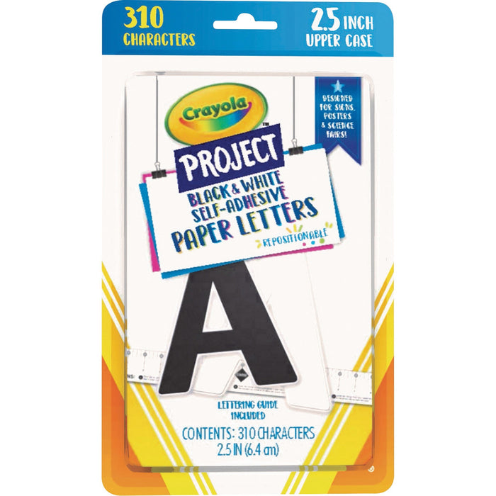 Crayola Self-adhesive Paper Letters - PACP1645CRA