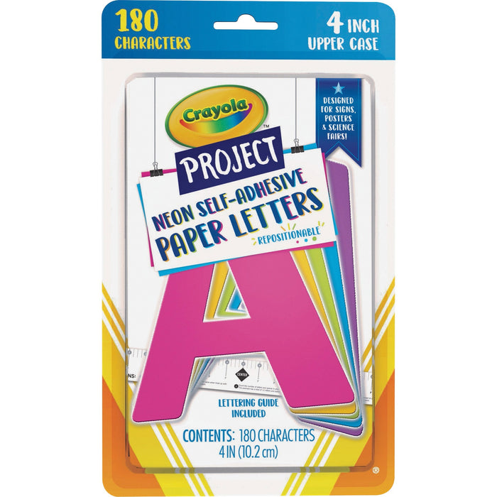 Crayola Self-adhesive Paper Letters - PACP1646CRA