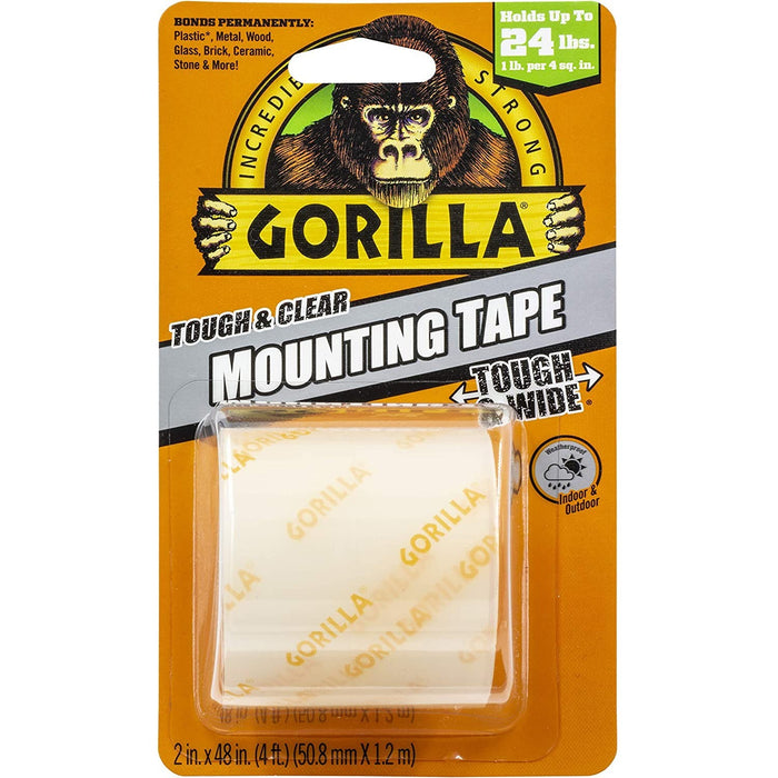 Gorilla Tough & Clear Mounting Tape - GOR104671