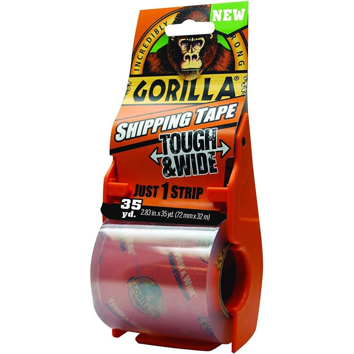 Gorilla Heavy-Duty Tough & Wide Shipping/Packaging Tape - GOR6045002