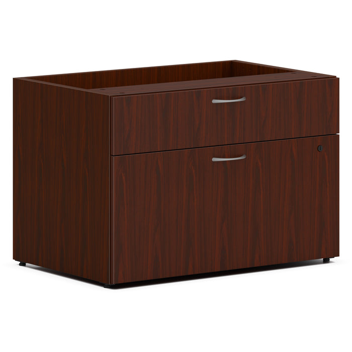 HON Mod Low Personal Credenza | 2 Drawers | 30"W | Traditional Mahogany Finish - HONLCL3020BFLT1
