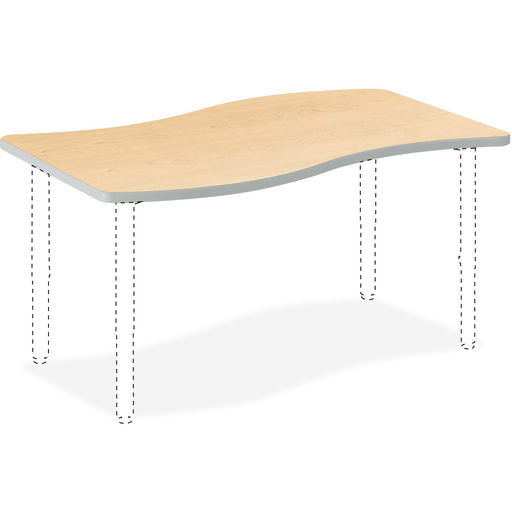 HON Build Series Ribbon Shape Tabletop - HONSW3054ENDK The HON Company